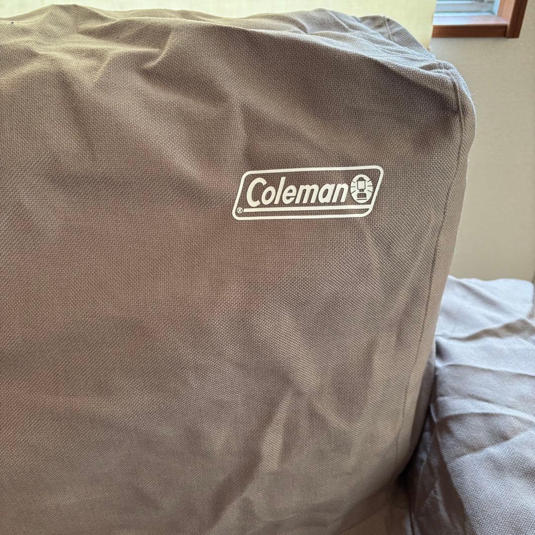 Coleman エアカウチ ダブル グレージュ 収納袋付 コールマン エアソファ