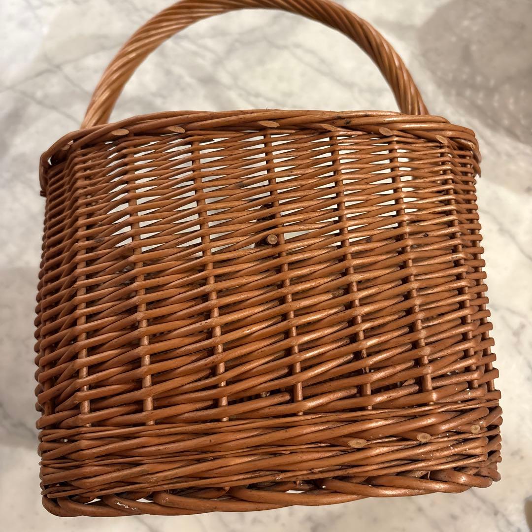 フランス　アンティーク　ヴィンテージ　パニエ　かご　ワインラック