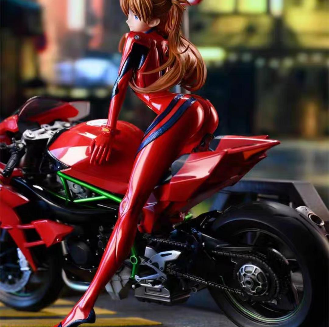新世纪エヴァンゲリオン アスカ・ラングレー 樹脂 彫刻フィギュア 海外限定