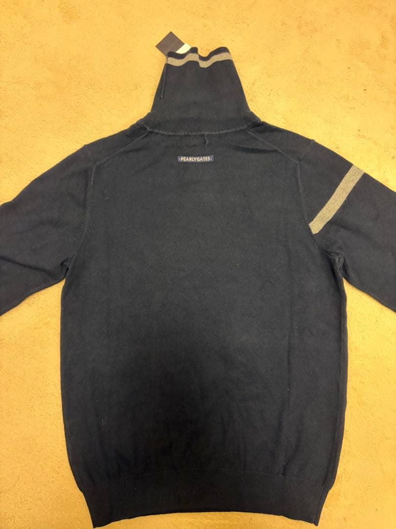 パーリーゲイツ　カシミヤタッチ天竺ハイネックセーター　新品未使用