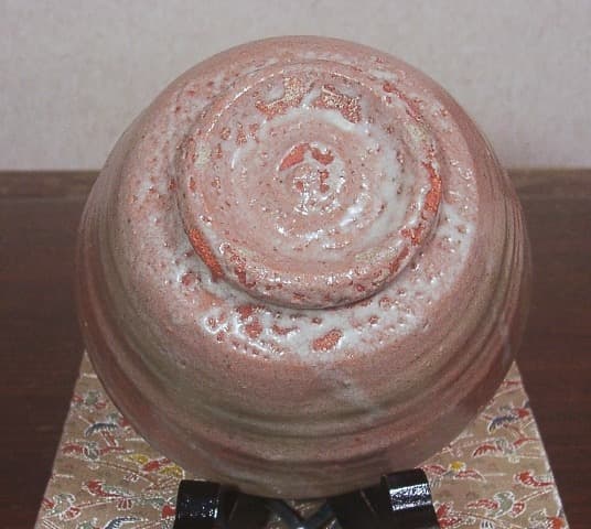 京焼・清水焼　村田真人作　小井戸　茶碗　共箱　古物。