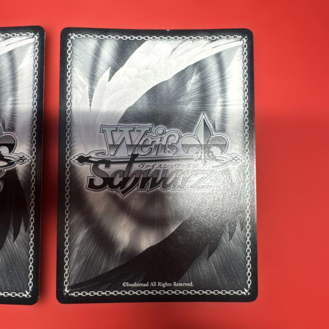 ヴァイスシュヴァルツ　ぶつかり合う思い　サイン　SP 2枚