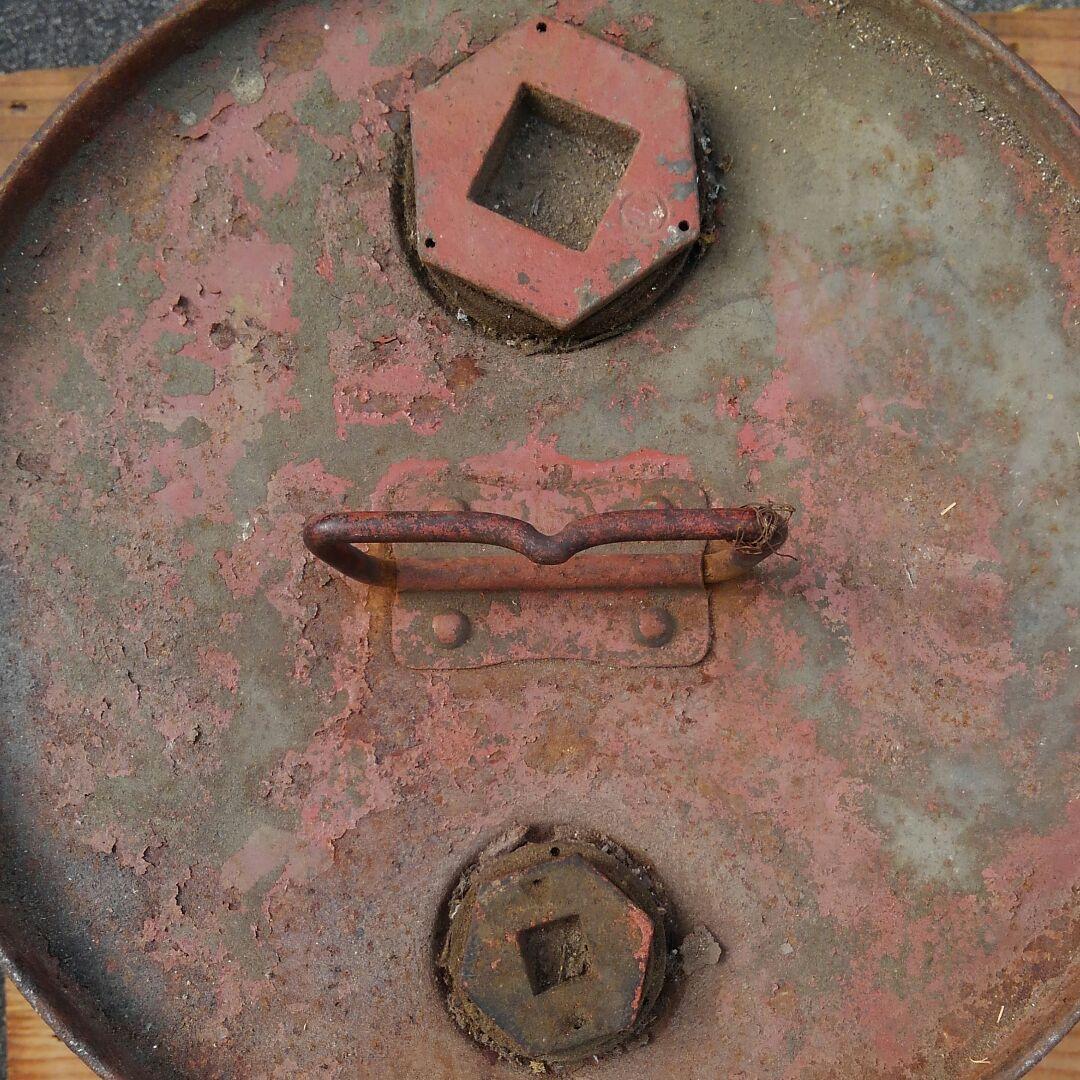 日本国鉄　鉄道グッズ　古いオイル缶(国鉄)　JR