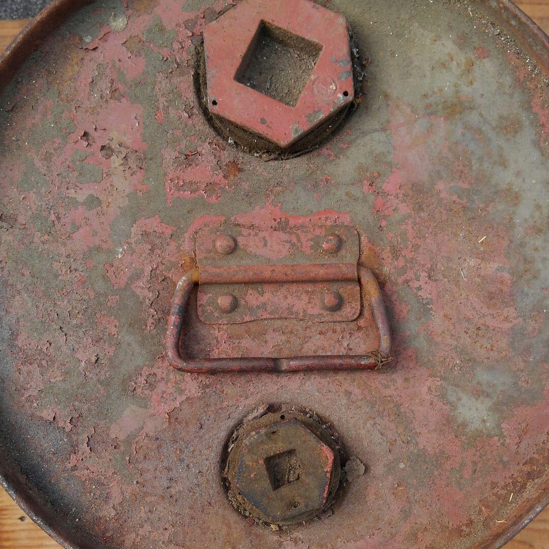 日本国鉄　鉄道グッズ　古いオイル缶(国鉄)　JR