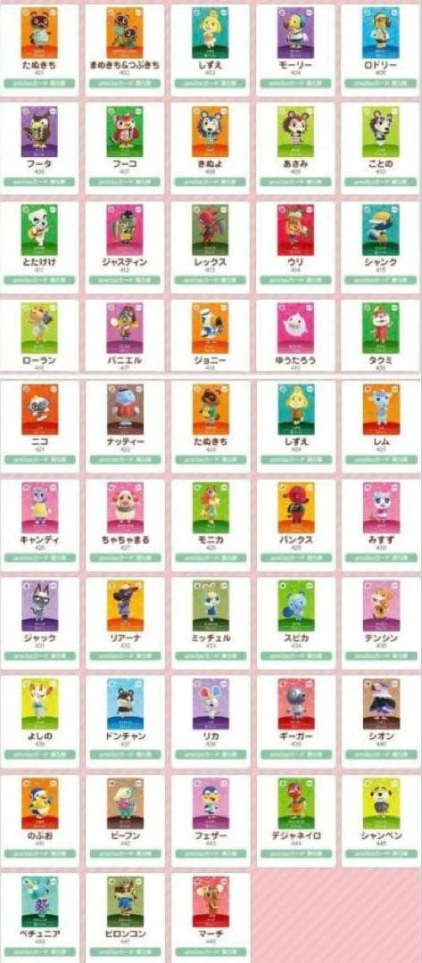 第5弾 バラ売り どうぶつの森 あつ森 amiibo アミーボ カード