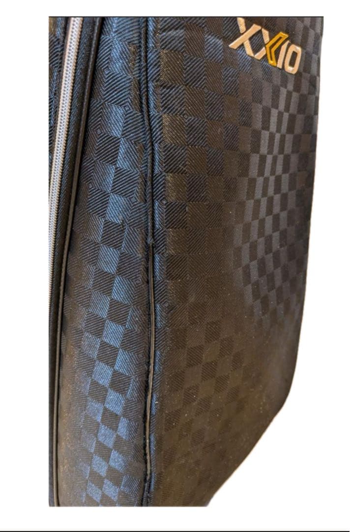 美品　ダンロップ　XXIO ブラックチェック キャディバッグ