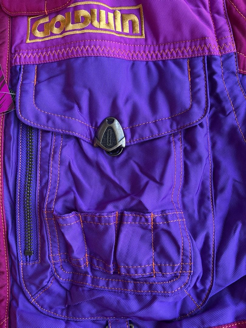 【未使用】GOLDWIN スキーウェア 紫ピンクオレンジ 90’sレア