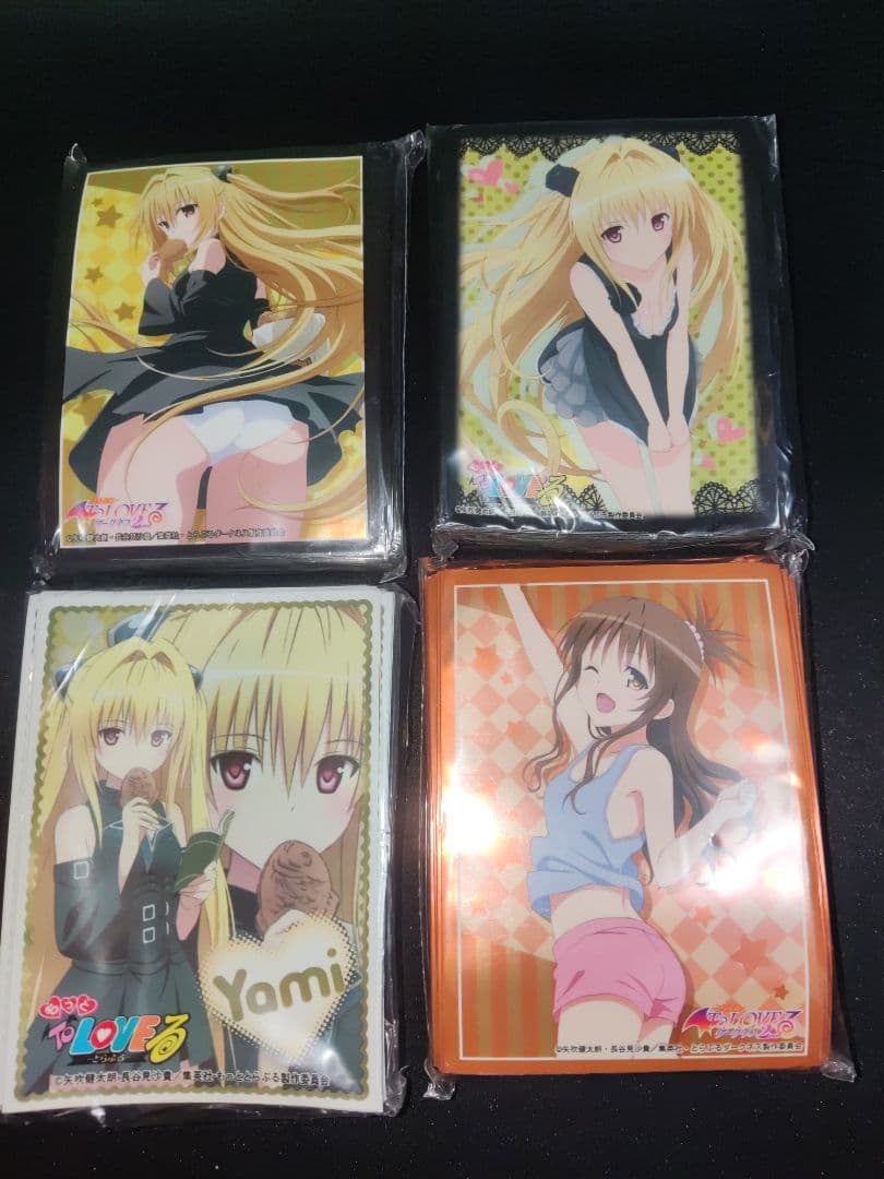 訳あり　ToLoveる　金色の闇　結城美柑　未使用　未開封スリーブ4個セット