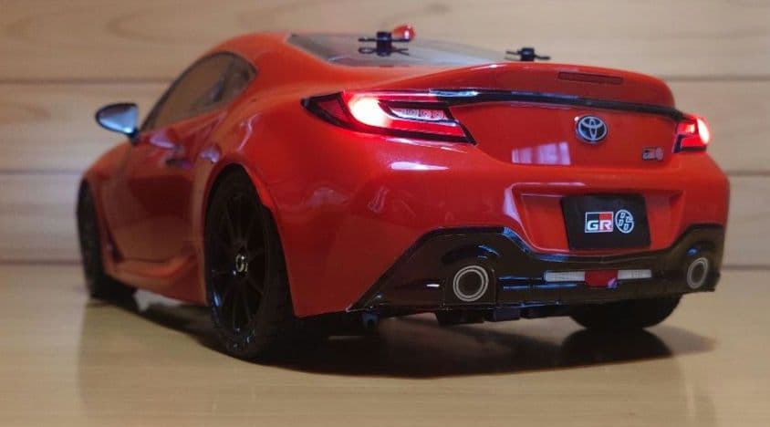 田宮模型 GR86(LEDライト付)＆プロポ＆バッテリー充電器セット　未走行品