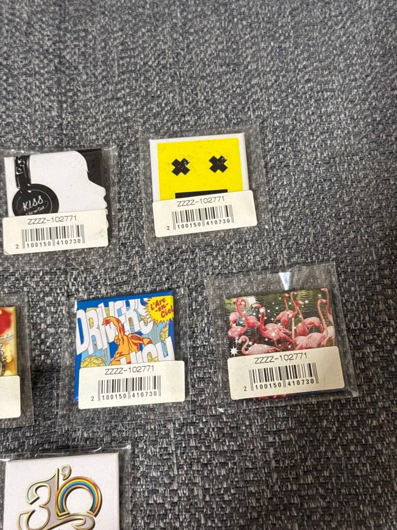 L'Arc〜en〜Ciel 歴代ジャケット　バッジ　8点　まとめ売り
