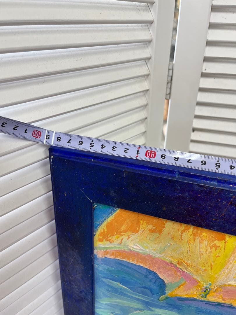 巨大ハワイアンアート 原画 真作 Ana Monaghan アナ・モナハン 額装