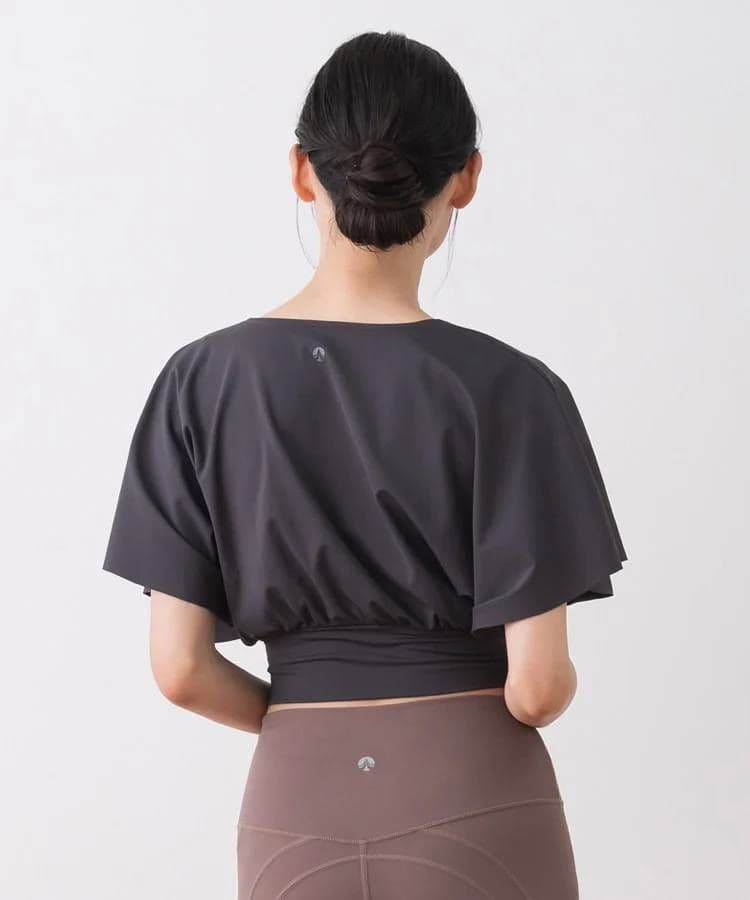 SUKALA ヨガウェア バルーンカシュクールトップス