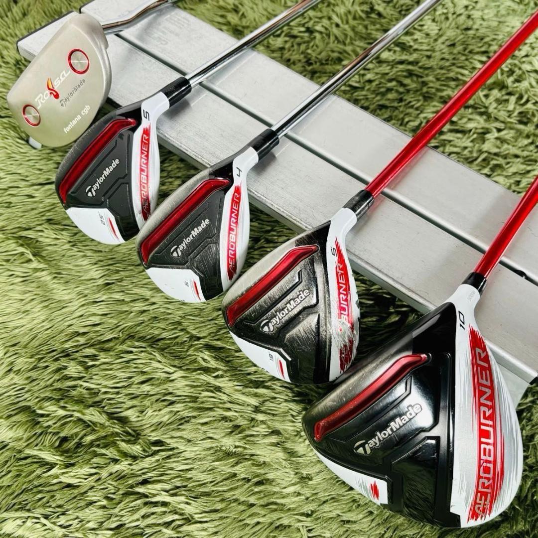 テーラーメイド オールエアロバーナー 13本セット メンズゴルフ 初心者 入門