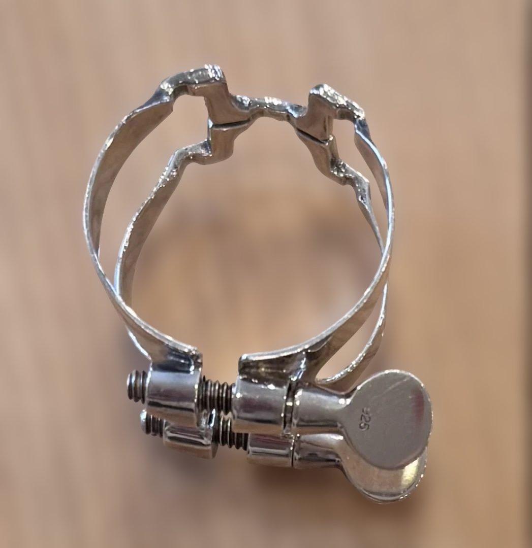 ハリソン　スターリングシルバー　アルトサックス リガチャー