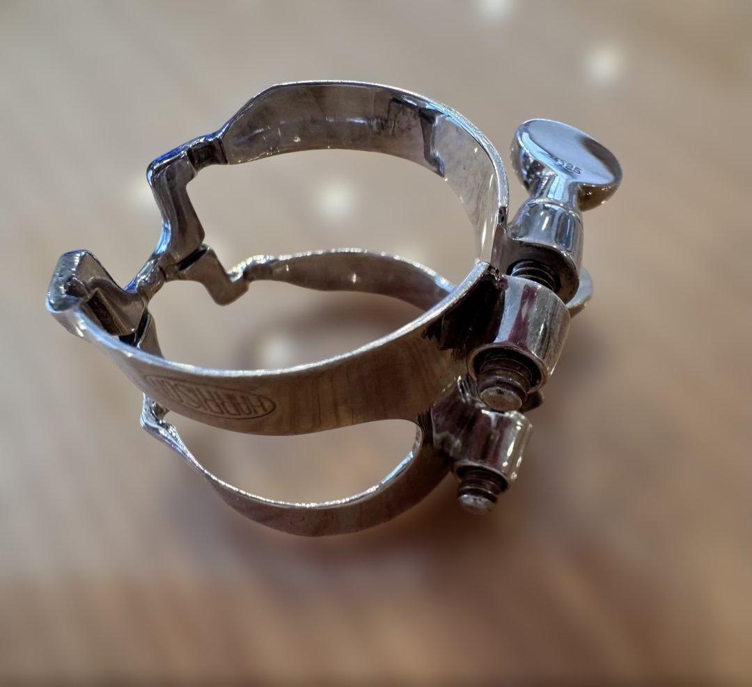 ハリソン　スターリングシルバー　アルトサックス リガチャー