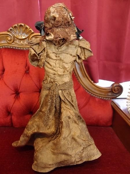 値下アンティーク オートマタ オルゴール BRU ビスクドール からくりジャンク