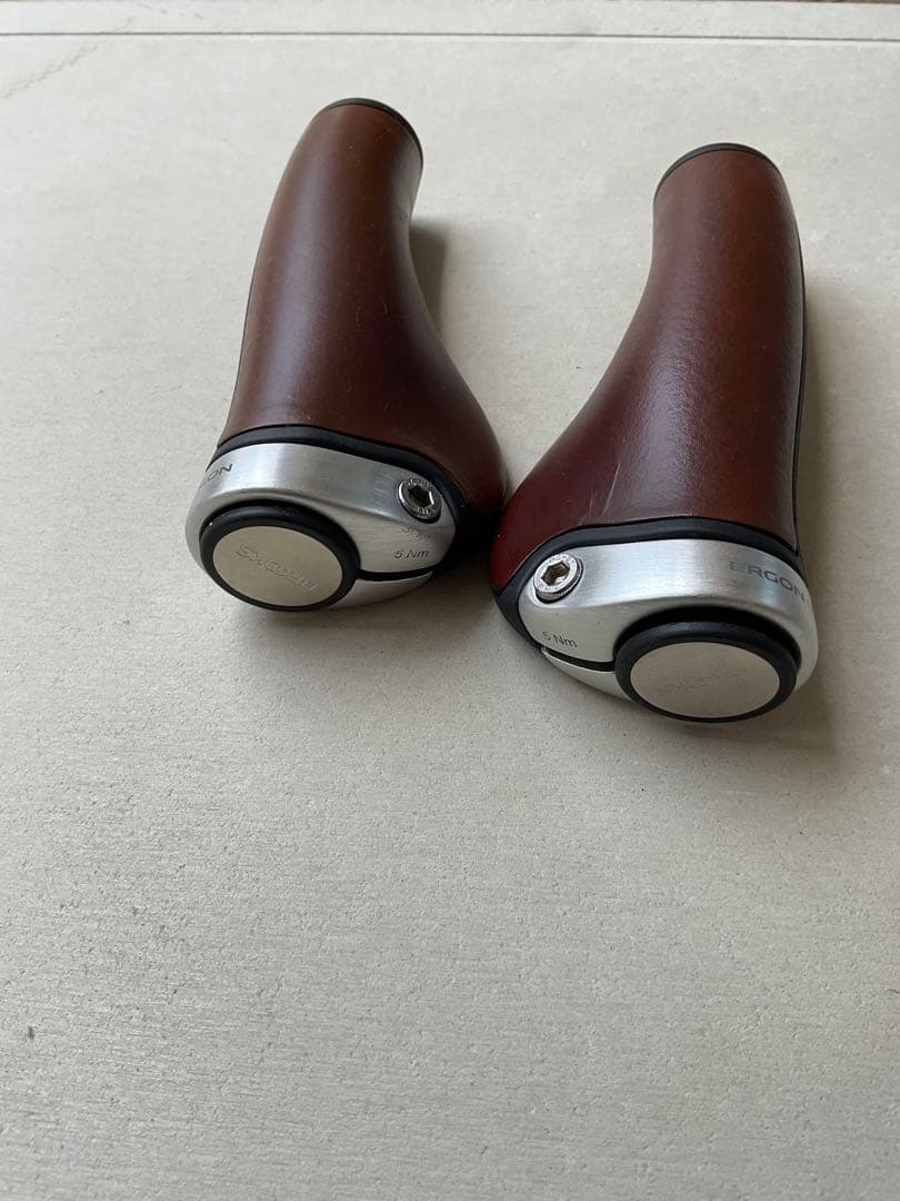 パーツ Brooks Ergon GP1 Leather Grip