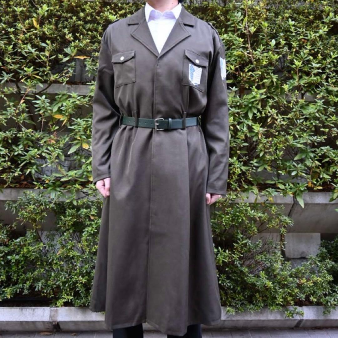 貴重 進撃の巨人 調査兵団コート アタックフェス 10周 attackfes M