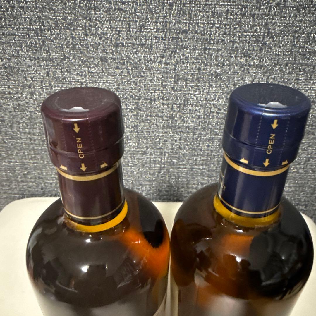 ニッカウイスキーシングルモルト 余市宮城峡セット　 サービス余市50ml小瓶付き