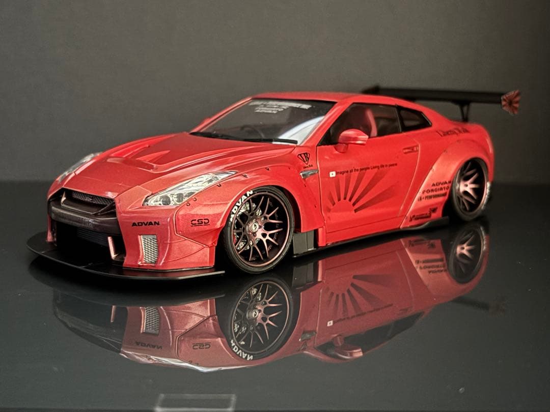 1/24リバティーウォークR35 GT-R 完成品
