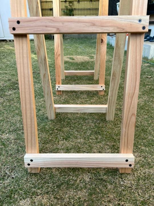 アカシアキッチンラック　キッチンテーブル　サイドテーブル付き