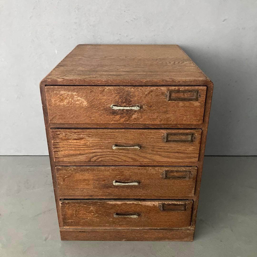 古家具 古道具 木製 小引き出し 小物入れ 収納 ヴィンテージ家具