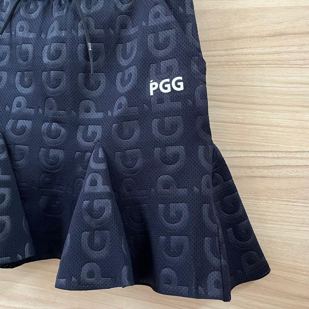 美品★70,400円 PGG パーリーゲイツ 上下2枚セットアップ ネイビー1