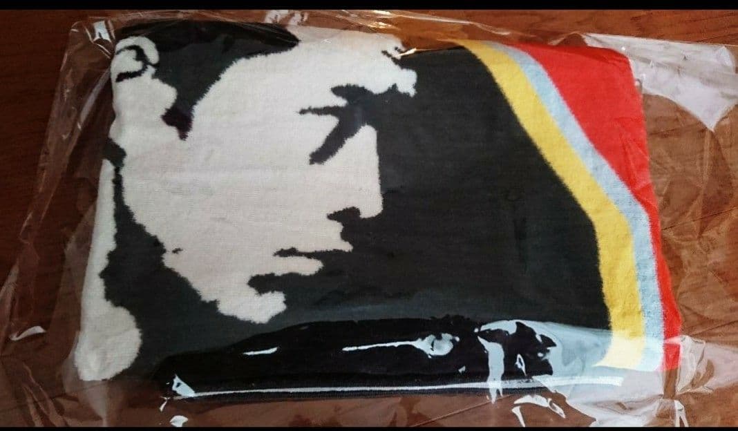 矢沢永吉さん EY顔 横顔シルエット スペシャルビーチタオル