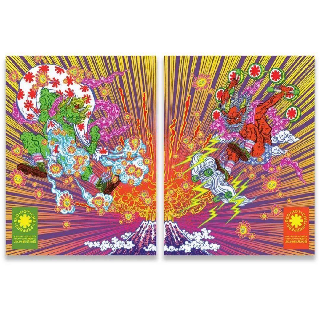 Red Hot Chili Peppers レッチリ日本公演限定リトグラフセット