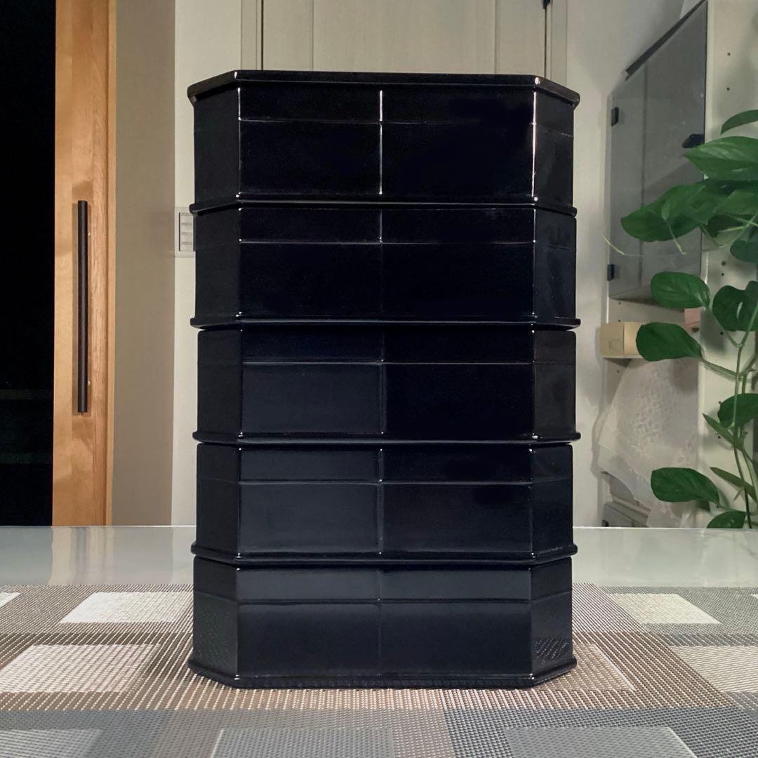 『プレうー特価』　山中塗　二代宗明　助田宗明　縁高重