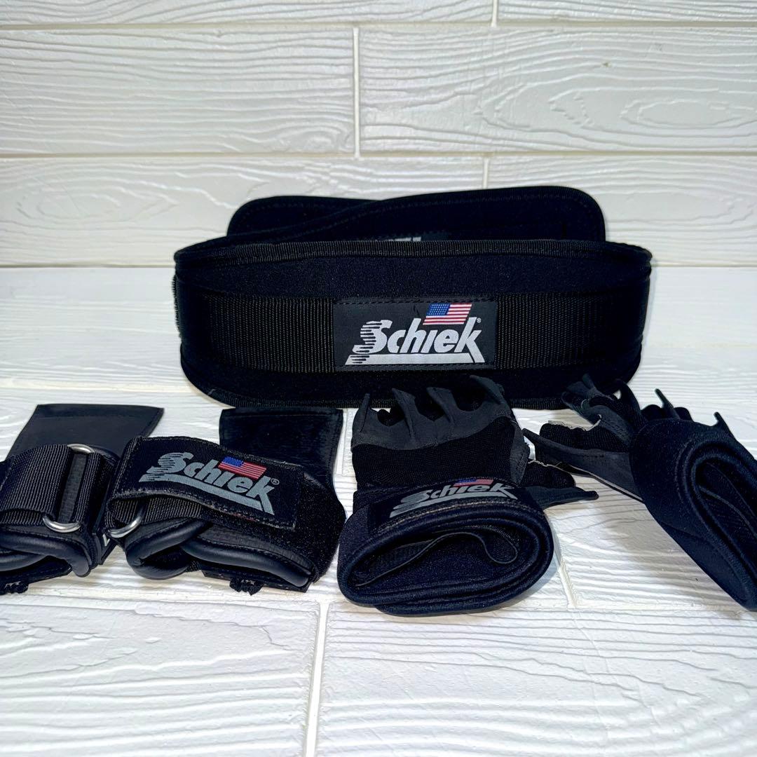 Schiek シーク 3点セット ベルト グローブ パワーグリップ