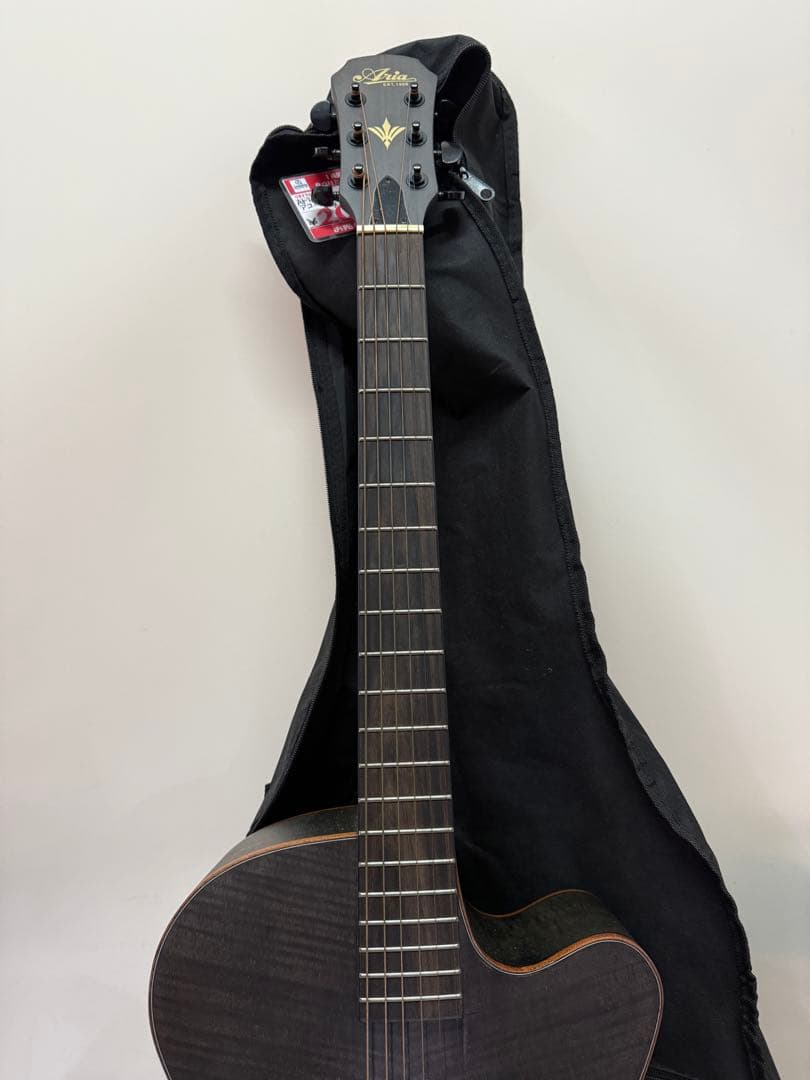 ARIA FET-F2 STBK エレアコ サテン・ブラック　ソフトカバー付き