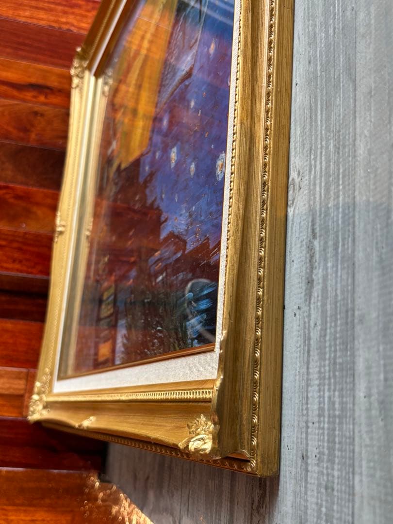 74.5cmフィンセント・ファン・ゴッホ「夜のカフェテラス」ファイングラフィ