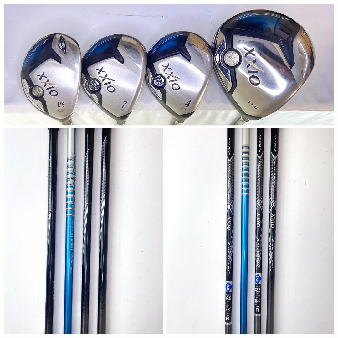 メンズ フルセット☆DUNLOP XXIO 5,7代目 ゴルフクラブ/R110