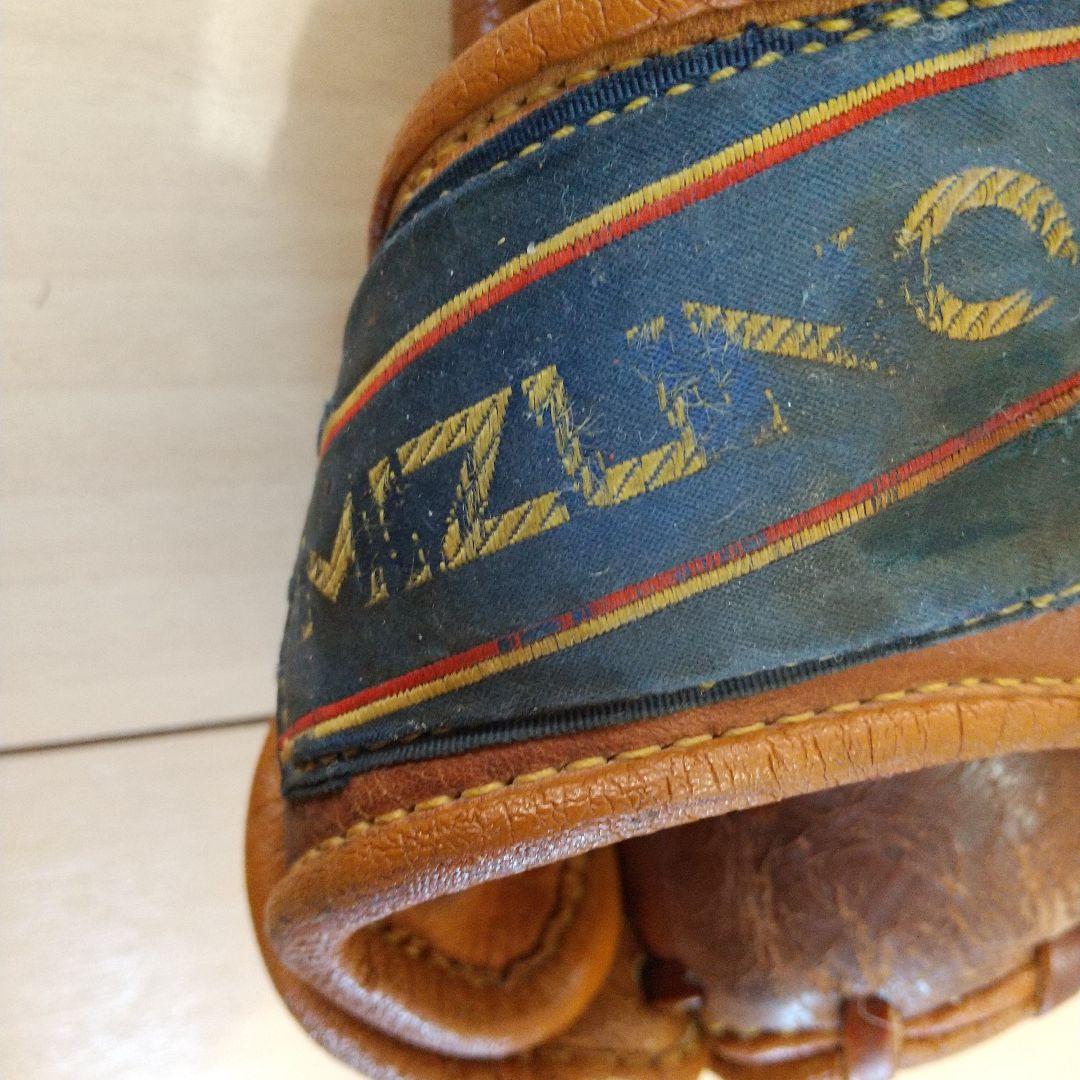 昭和レトロ　当時もの　ビンテージ　ミズノ　大人　軟式グローブ