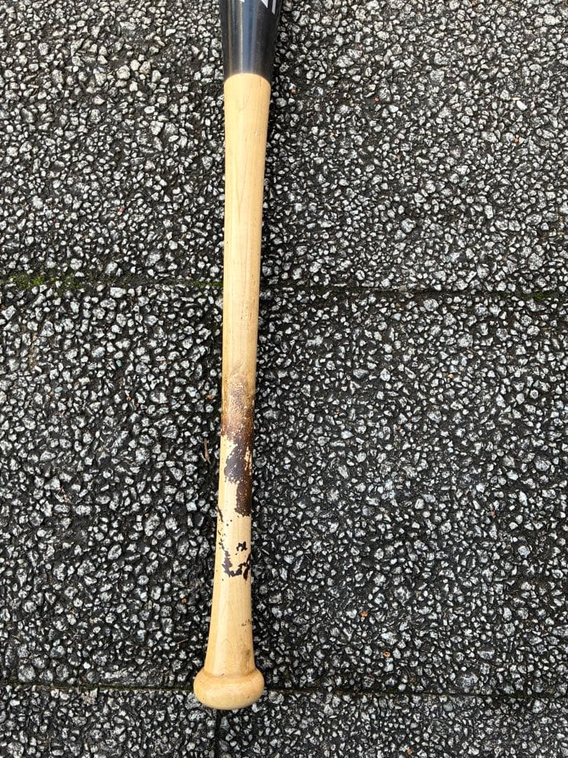 ZETT PROSTATUS 木製バット　　【プロ支給品】 NPB 戸柱恭孝選手