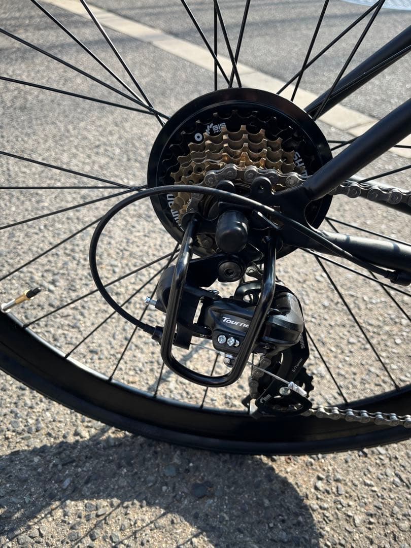 【新車】　クロスバイク　backpacker.snake ブラック防犯登録付き