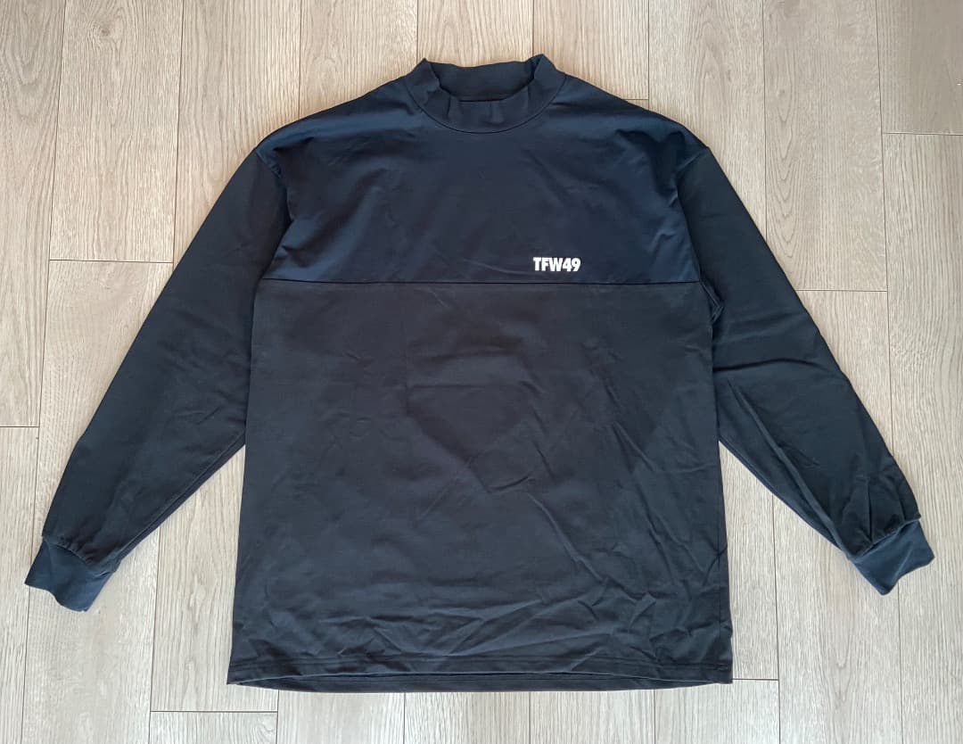 メンズウェア TFW49 MOCK NECK PRINT LONG SLEEVE T