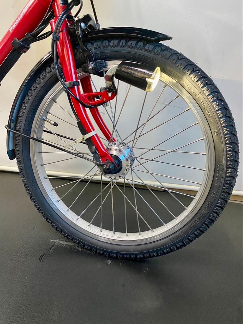 1年保証 新品部品多数　新型　パナソニック　20インチ　赤色　電動アシスト自転車