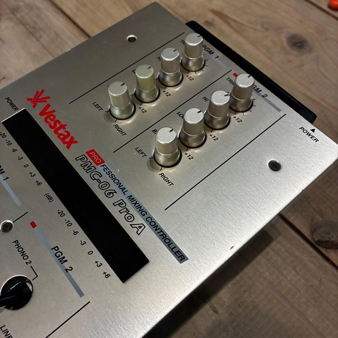 【即決可】Vestax PMC-06 Pro A DJミキサー 純正アダプタ付