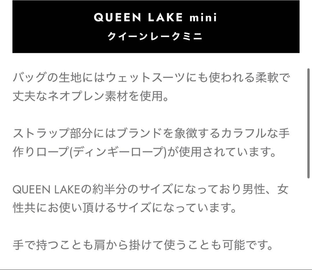 値下げL4K3 QUEEN LAKE mini レイク　クイーンレイクミニ