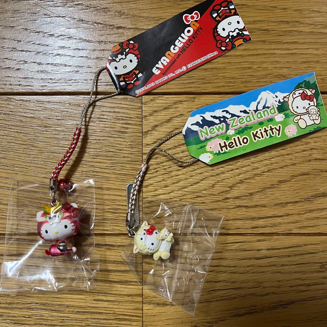 ご当地キティ 根付け ハローキティ ストラップ セット 未使用