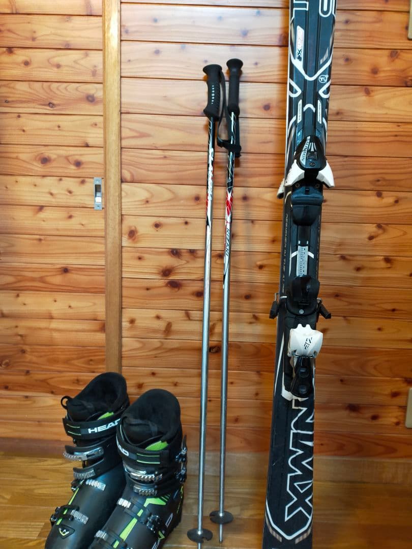 スキー板 ブーツ ストックセット