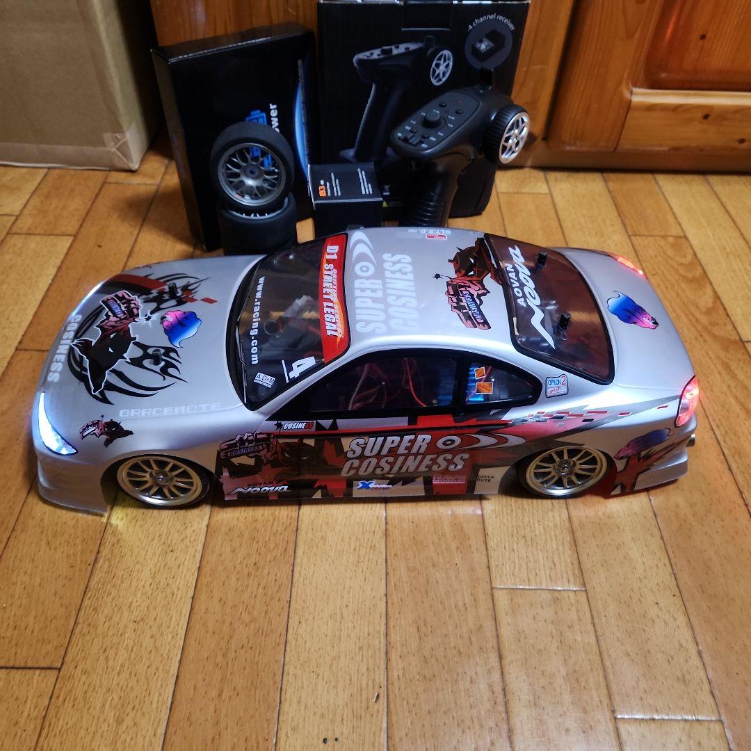 ■専用■　タミヤ ドリフト ラジコン フルセット　TT01 DSPEC　シルビア