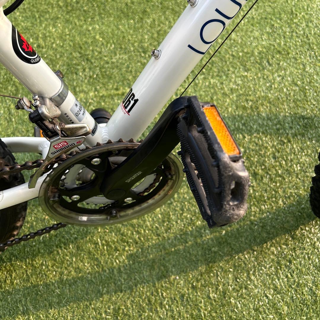 LOUIS GARNEAU j24 ホワイト 自転車 バスケット付き