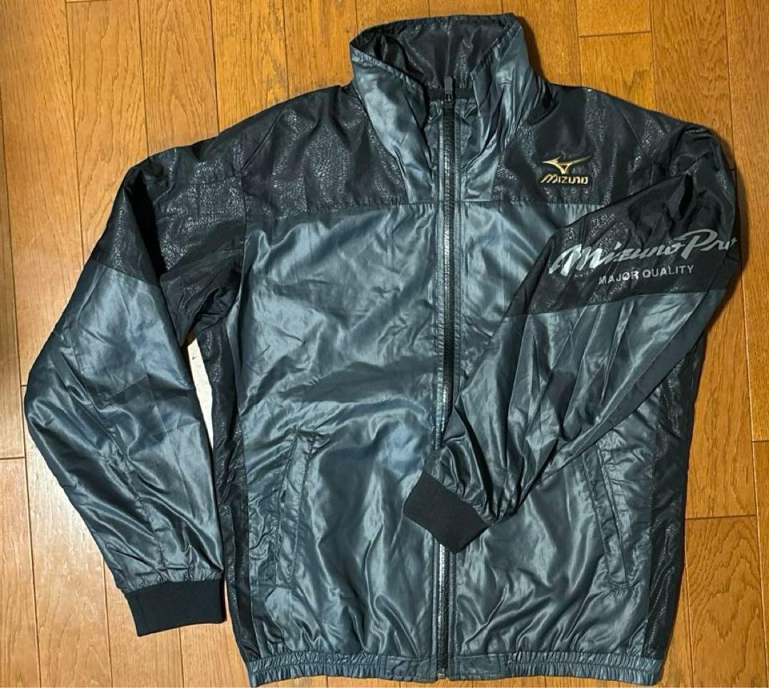 【美品】【値下げ不可】限定 ミズノプロ ウインドブレーカー 上下 ブレスサーモ