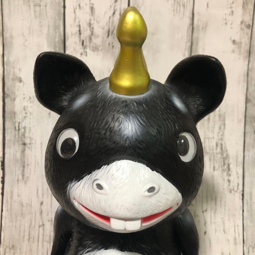 イヌクマ ジャイアントブースカ 怪獣ブースカ　黒色 ソフビ