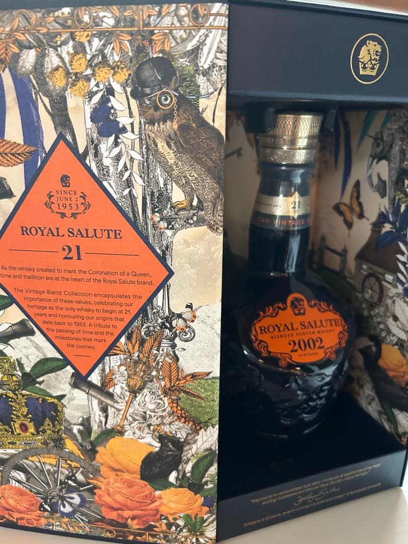 【ヴィンテージ】ローヤルサルート21年 ザ・ビンテージブレンド 2002 新品