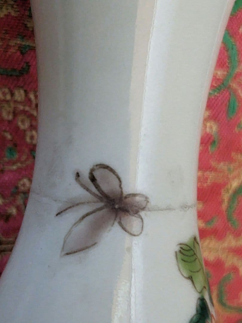 ♦中国陶磁 粉彩 花鳥図 瓶 花瓶 光緒年製 コレクション 骨董品アンティーク