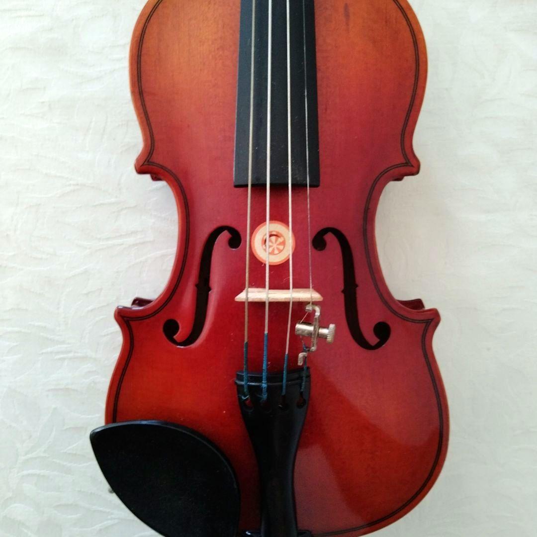 SUZUKIバイオリン200 1/16　弓　ケース　松脂　箱　説明書付き